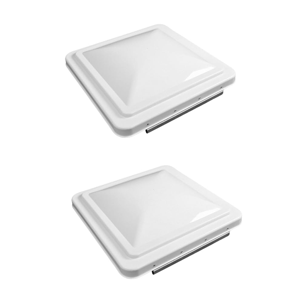 2 PCS 14x14 Inch White RV Vent Cover O93423