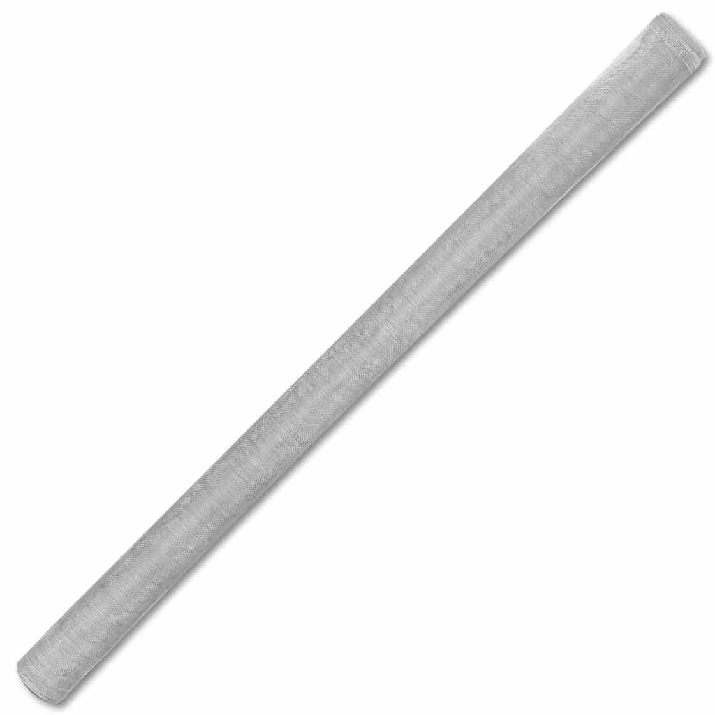 Aluminum Mesh Screen 39.4x196.9 Inch Silver H578