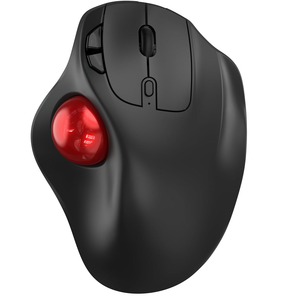 Wireless Trackball Mouse, Ergonomic with 30° Tilt, 5 DPI, Red P595434