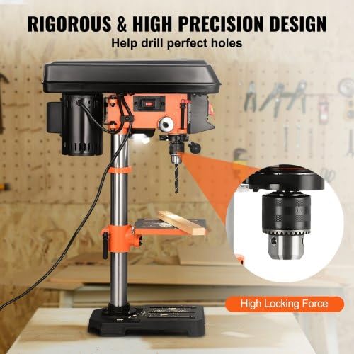 10'' 5-Speed Cast Iron Benchtop Drill Press G909521