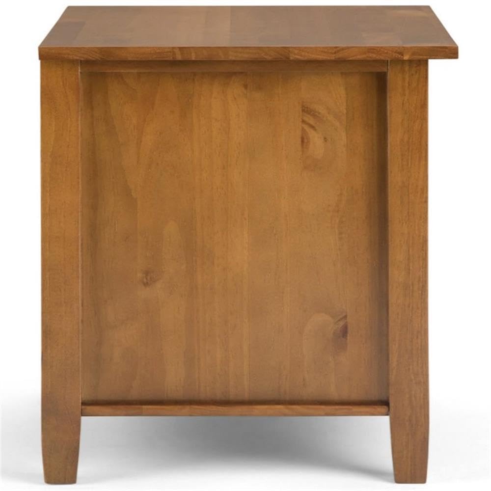 2-Piece Wood 24" Bedside Nightstand Table Set J7902