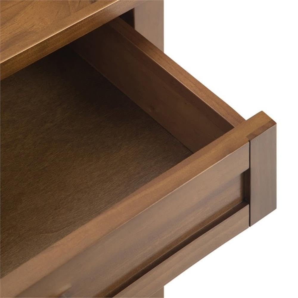 2-Piece Wood 24" Bedside Nightstand Table Set J7902