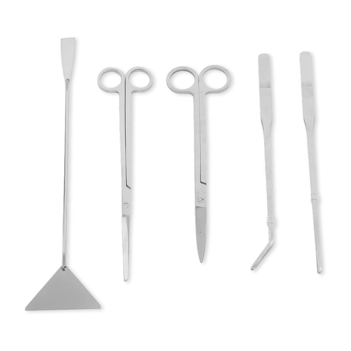 5 in 1 Stainless Steel Aquarium Scissors Tweezers Spatula C962