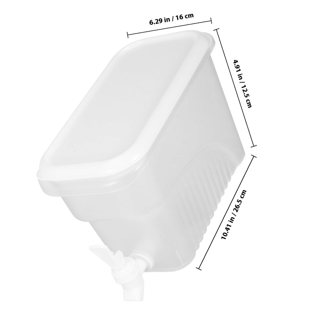 3.5L Plastic Beverage Dispenser with Faucet W7984