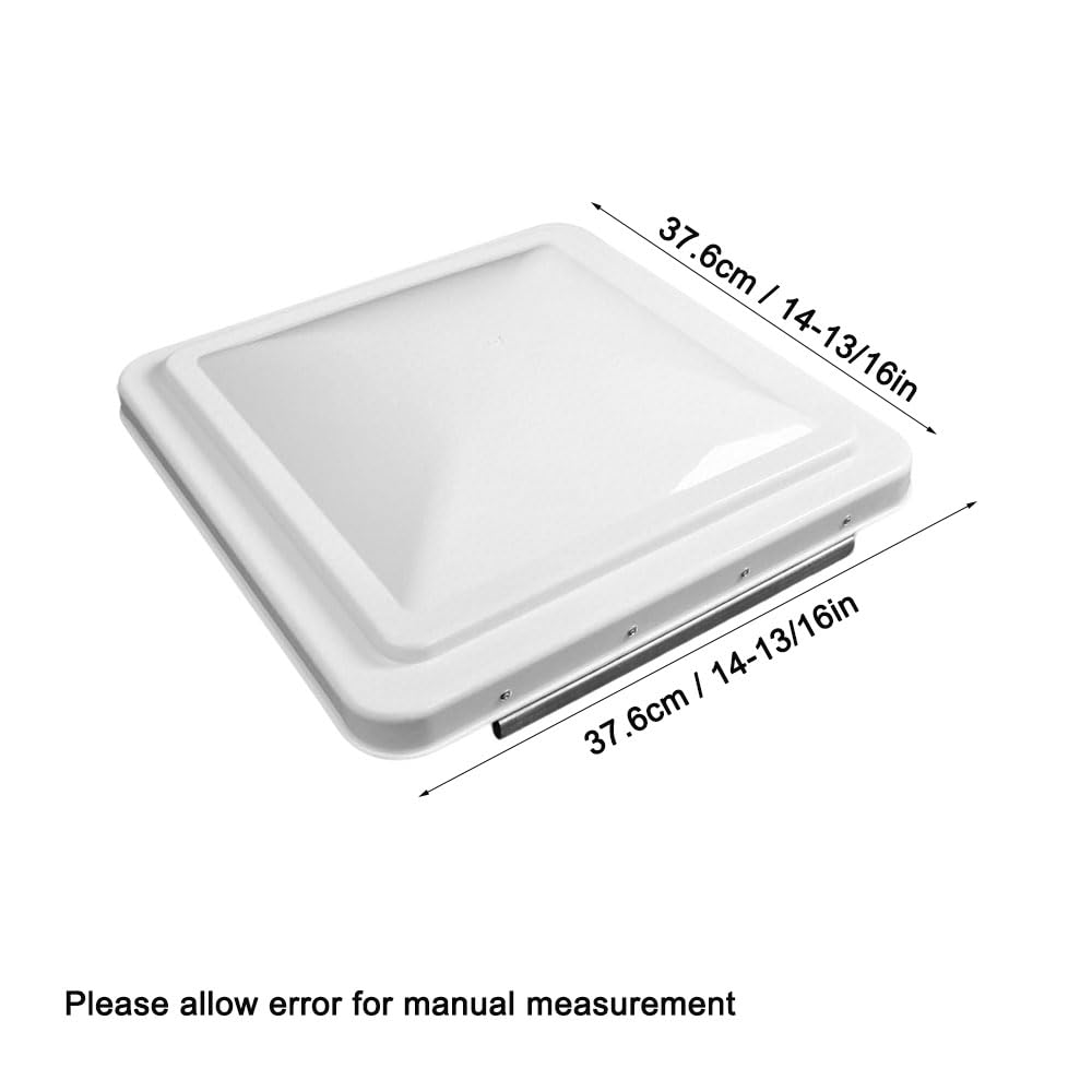 2 PCS 14x14 Inch White RV Vent Cover O93423