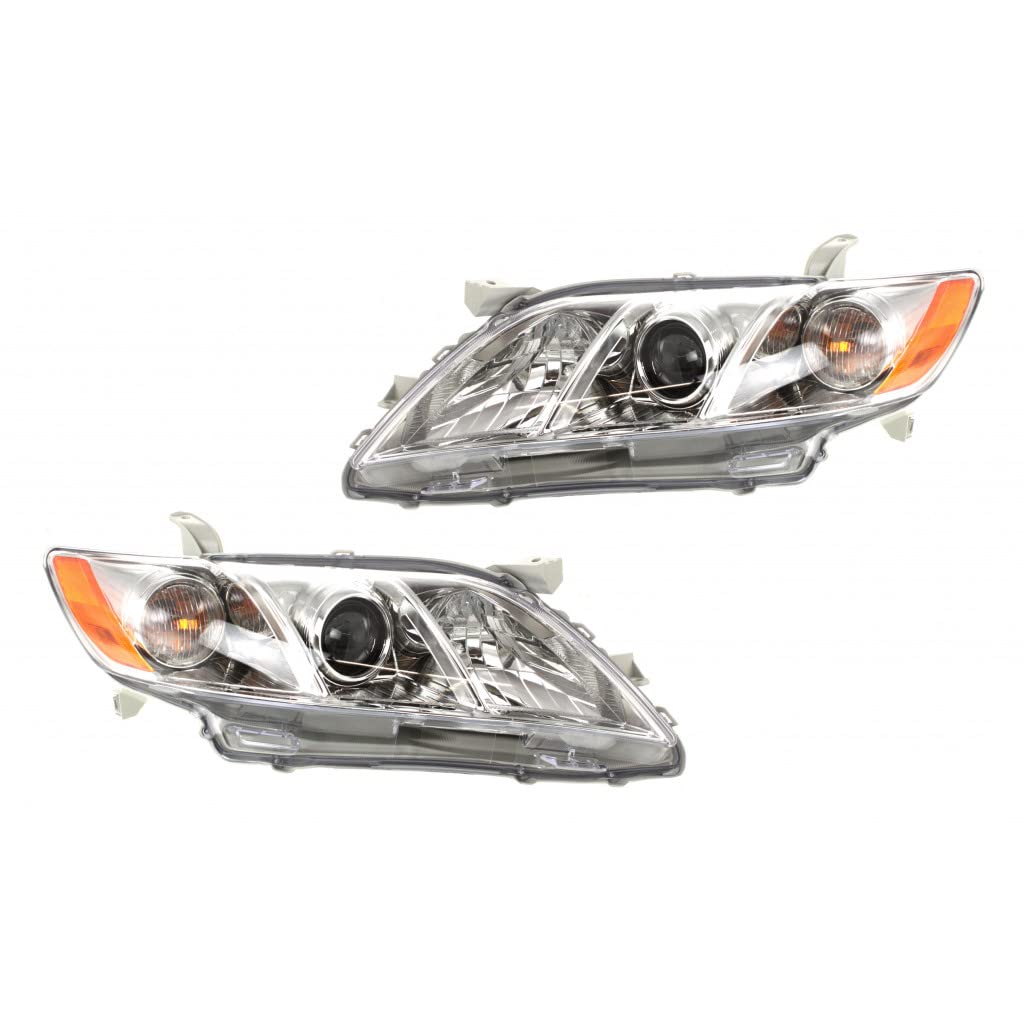 Toyota Camry Headlight Assembly Pair Driver and Passenger Side Replacement X265136