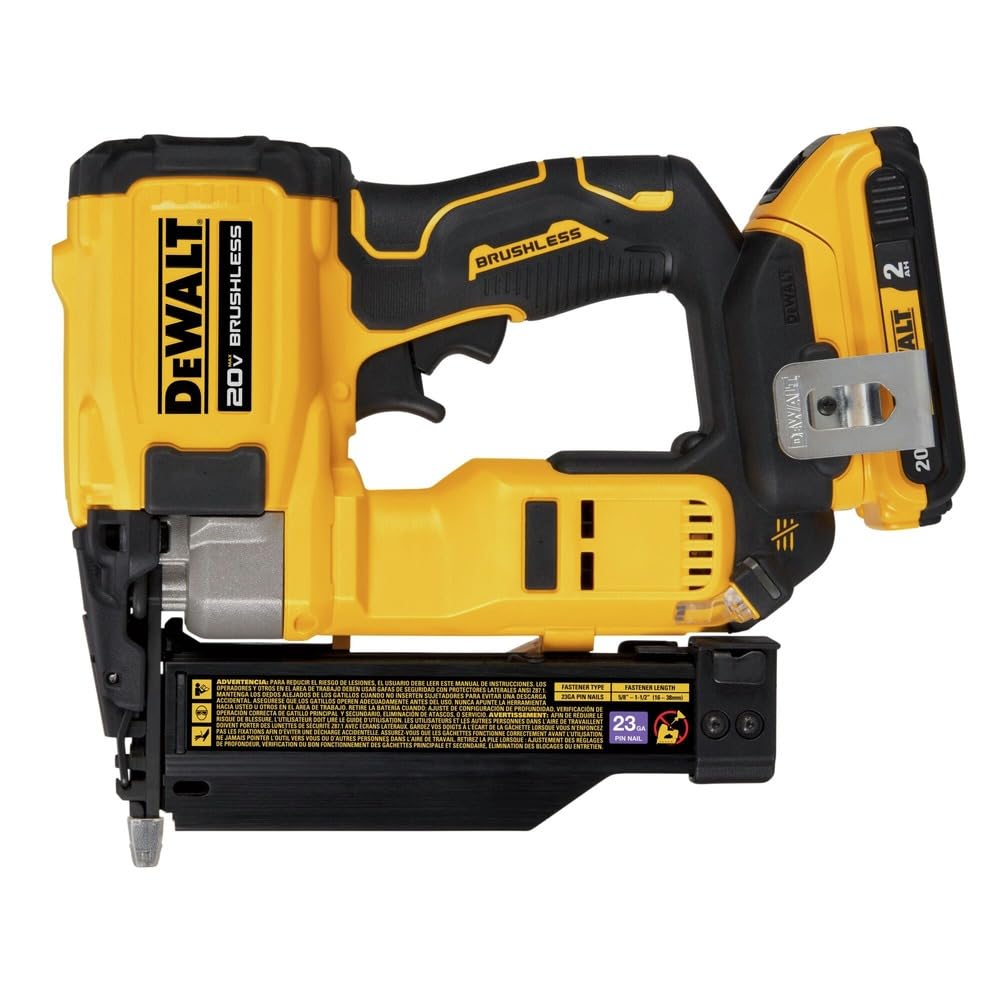 20V MAX Cordless 23 Gauge Pin Nailer Kit Y4312