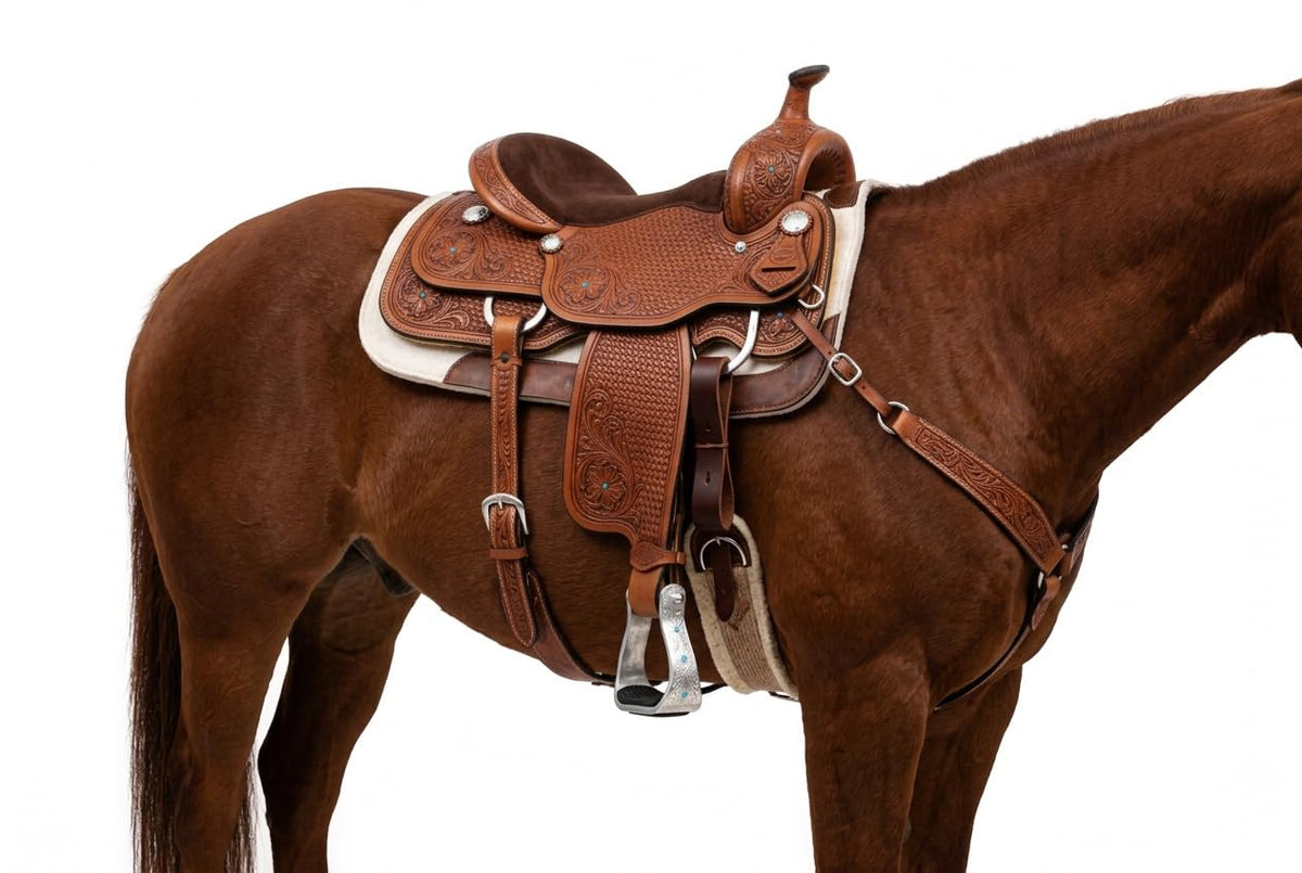Aluminium Barrel Racing Stirrups with Rhinestones O509554