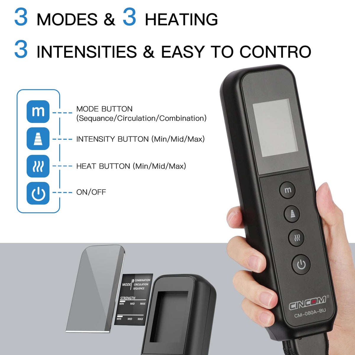 Leg Massager with Heat and Compression M645