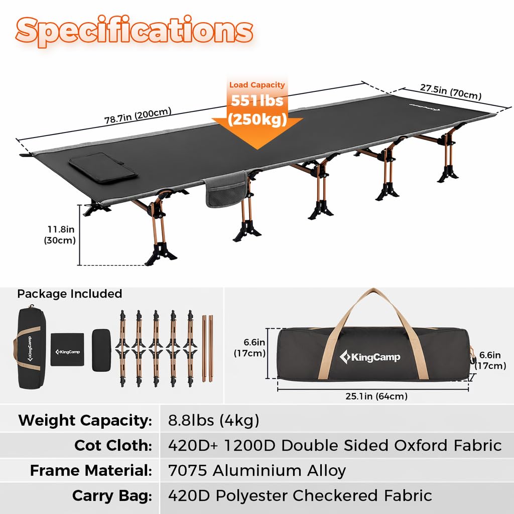 Lightweight Camping Cot U59328