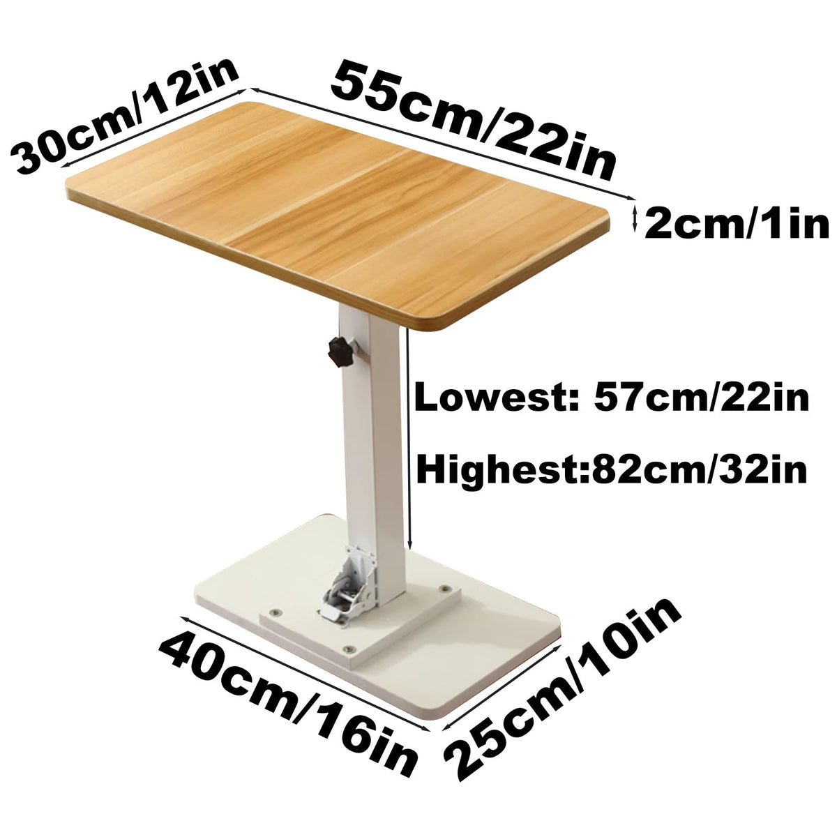 White Folding RV Table A141113