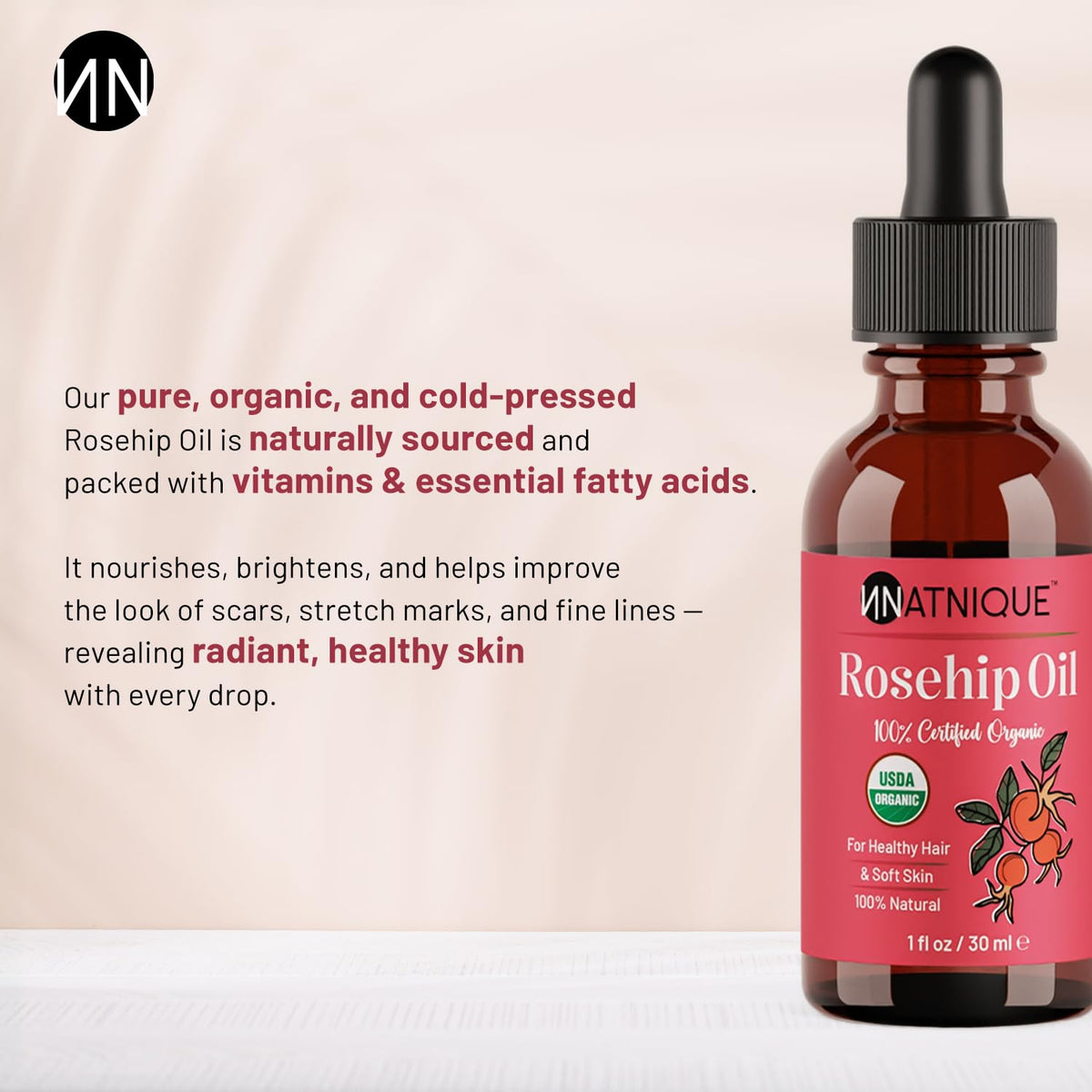 Organic Rosehip Seed Oil 1 oz X795