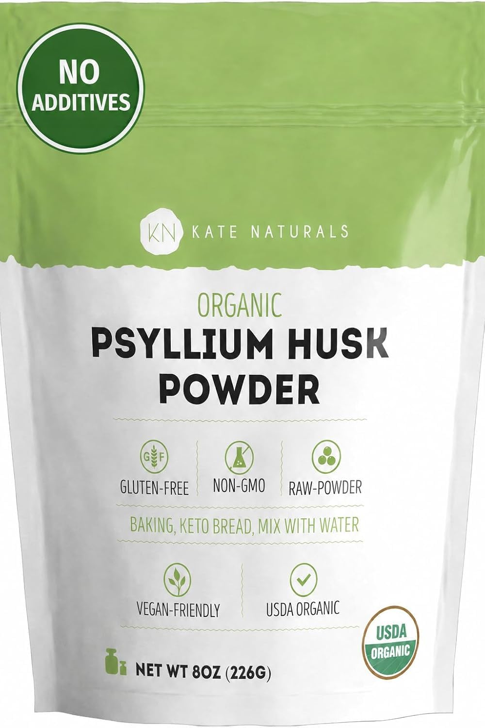 Organic Psyllium Husk Powder 8oz F110864