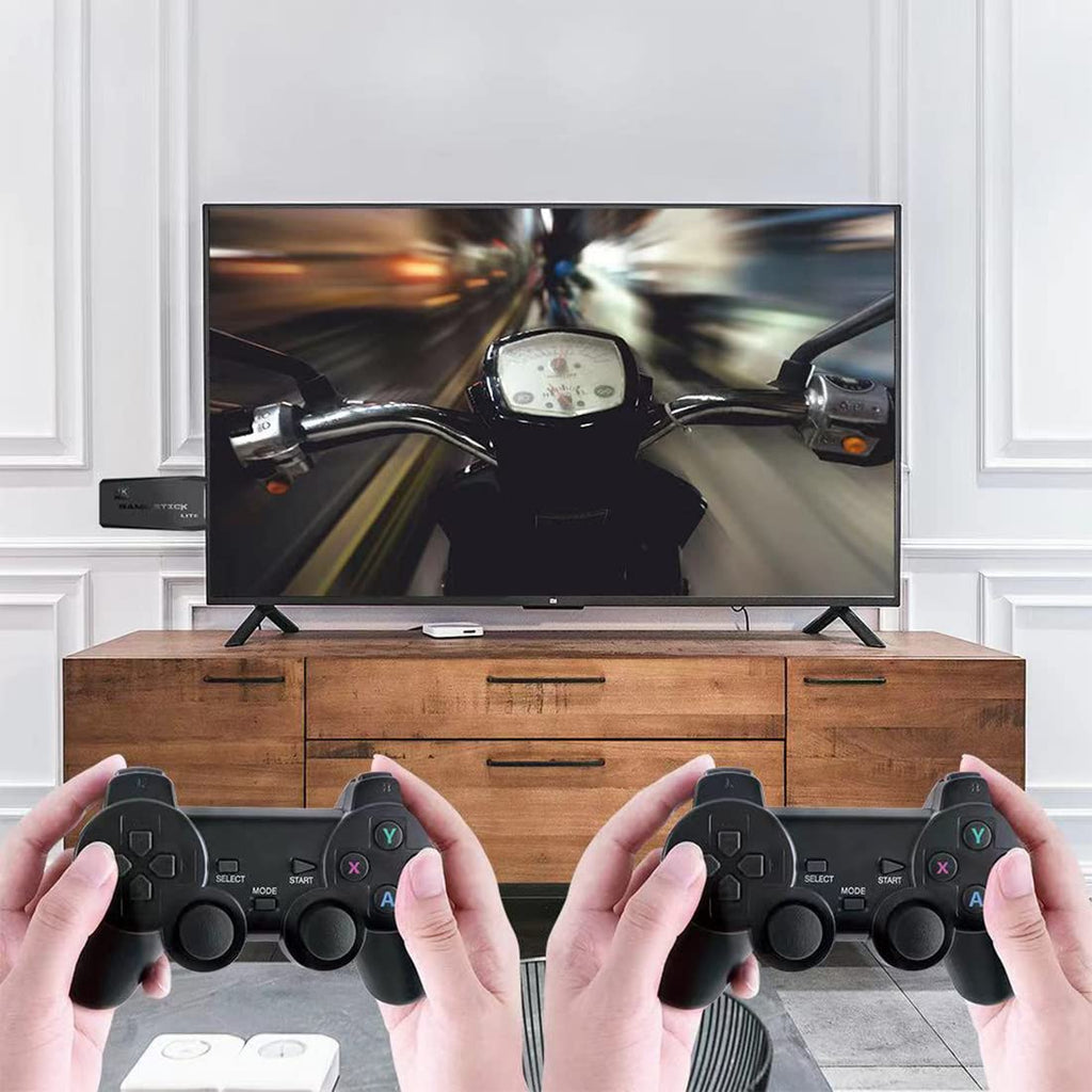 4K Retro Game Console with 2 Wireless Controllers 64GB D549365