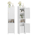 White Bathroom Cabinet with 2 Doors Z112