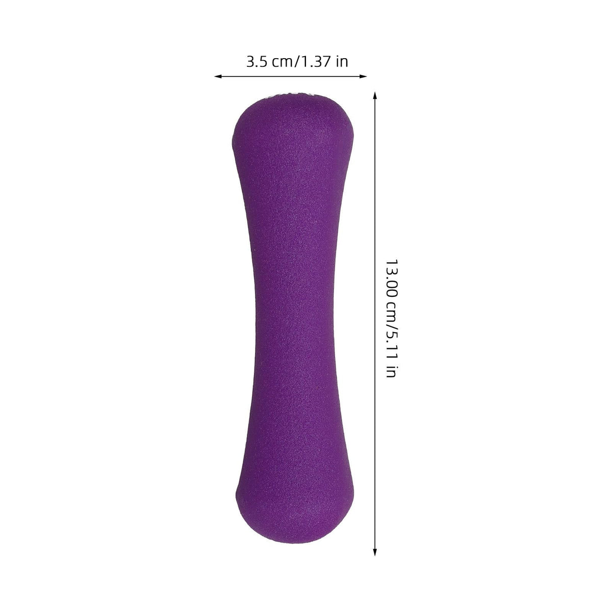 2pcs 0.5kg Purple Neoprene Coated Bone Shaped Dumbbells W285001