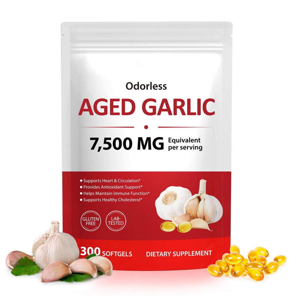 Odorless Garlic Supplement 300 Softgels Y5000