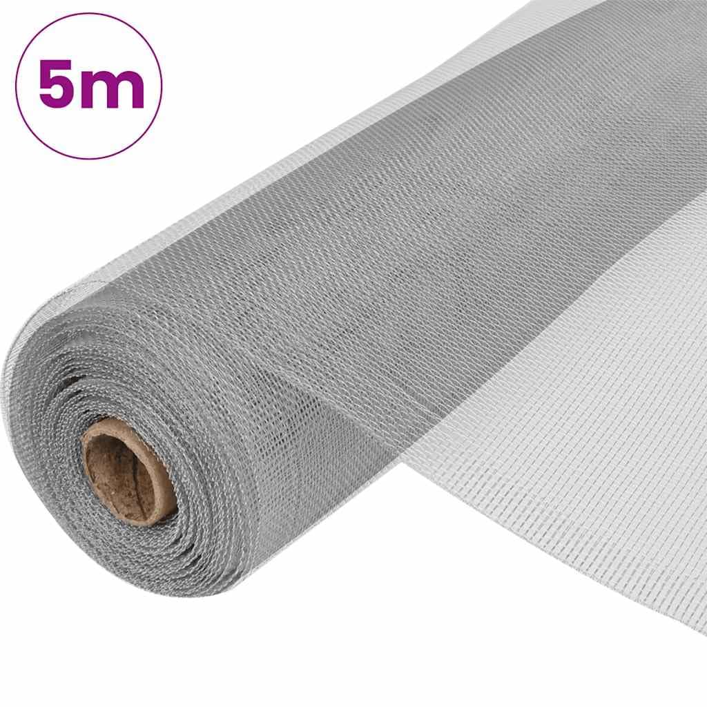 Aluminum Mesh Screen 39.4x196.9 Inch Silver H578