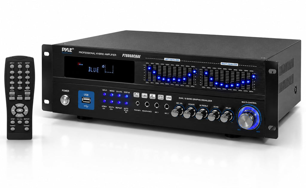 2000W 6-Channel Bluetooth Hybrid Home Amplifier P282204