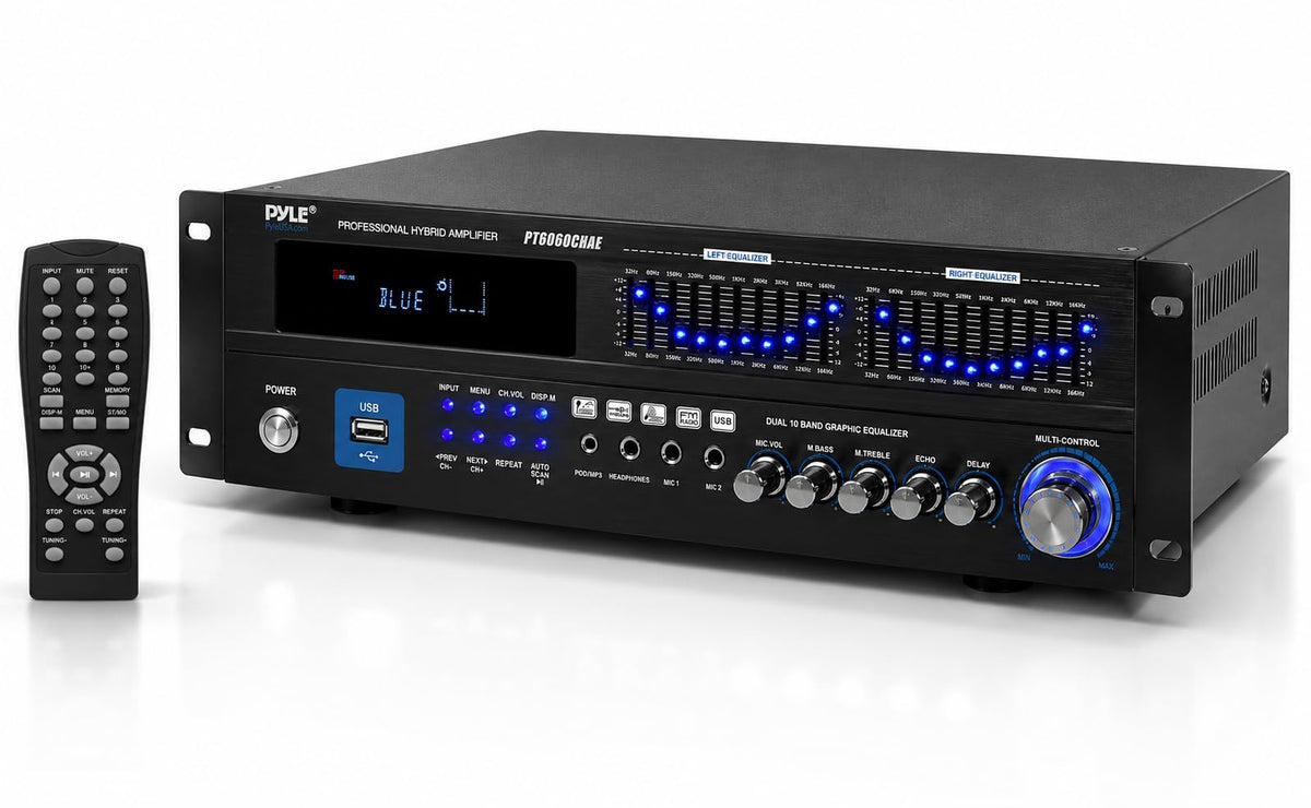 2000W 6-Channel Bluetooth Hybrid Home Amplifier P282204