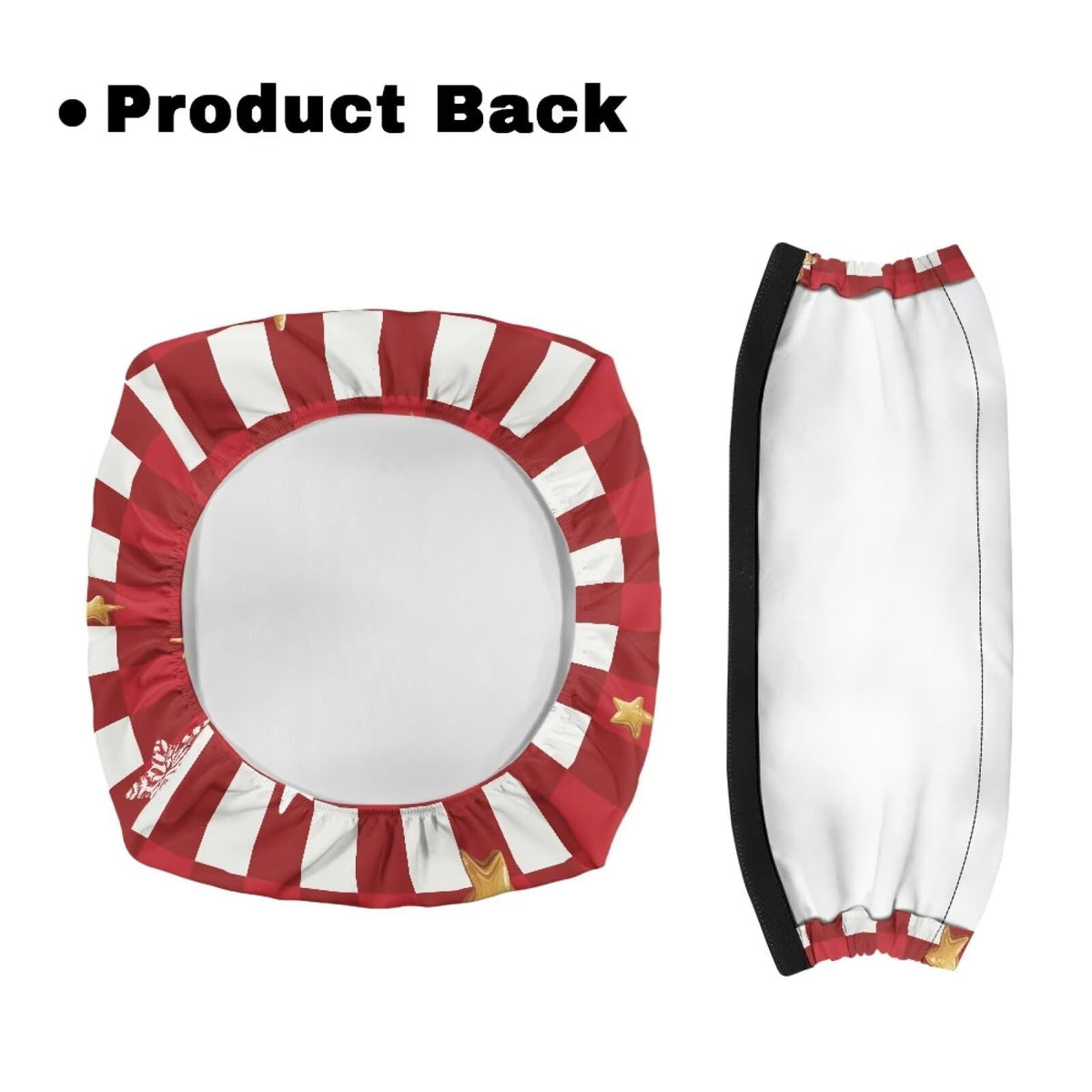 Red Lattice Rollator Walker Accessories Seat and Backrest Rollbar Covers Washable O139764
