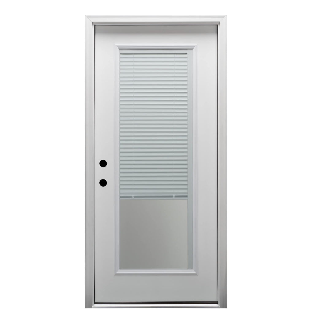 Steel Primed Right-Hand Inswing Full Lite 36" x 80" Front Door I3769