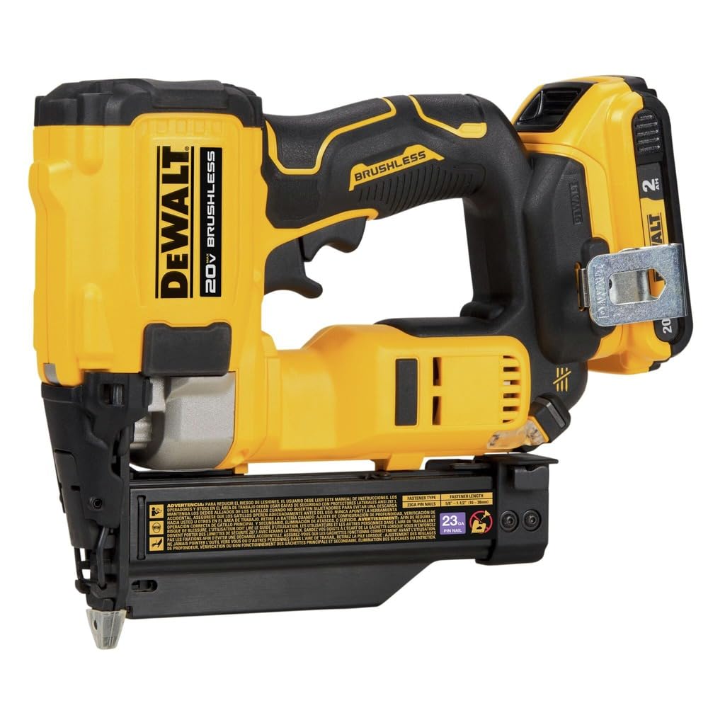 20V MAX Cordless 23 Gauge Pin Nailer Kit Y4312
