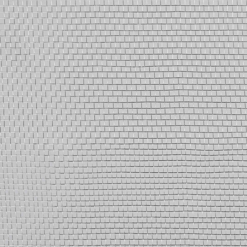Aluminum Mesh Screen 39.4x196.9 Inch Silver H578