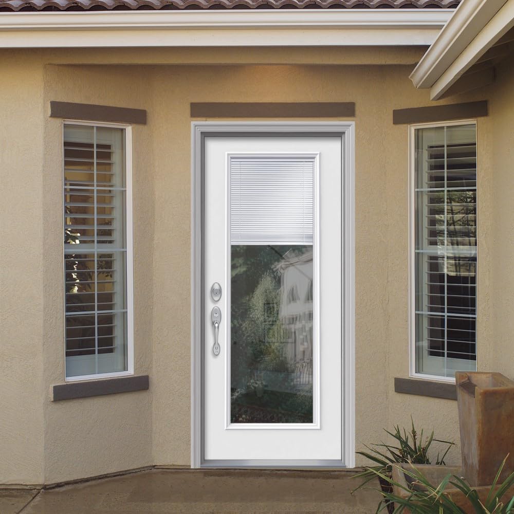 Steel Primed Right-Hand Inswing Full Lite 36" x 80" Front Door I3769