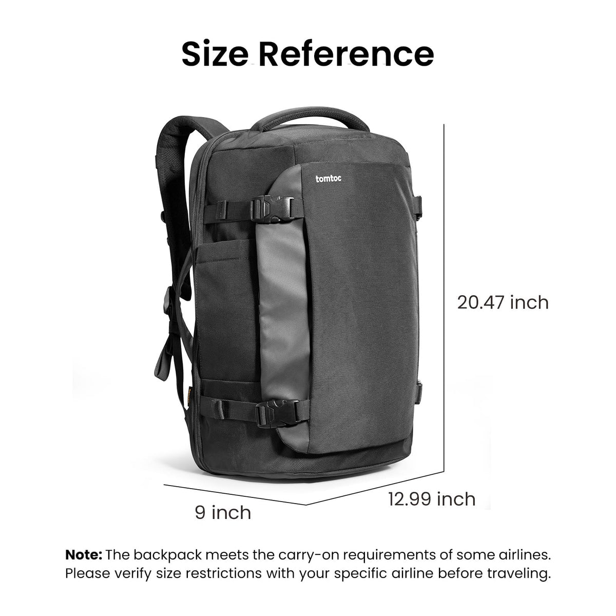 40L TSA Carry On Travel Backpack Y557
