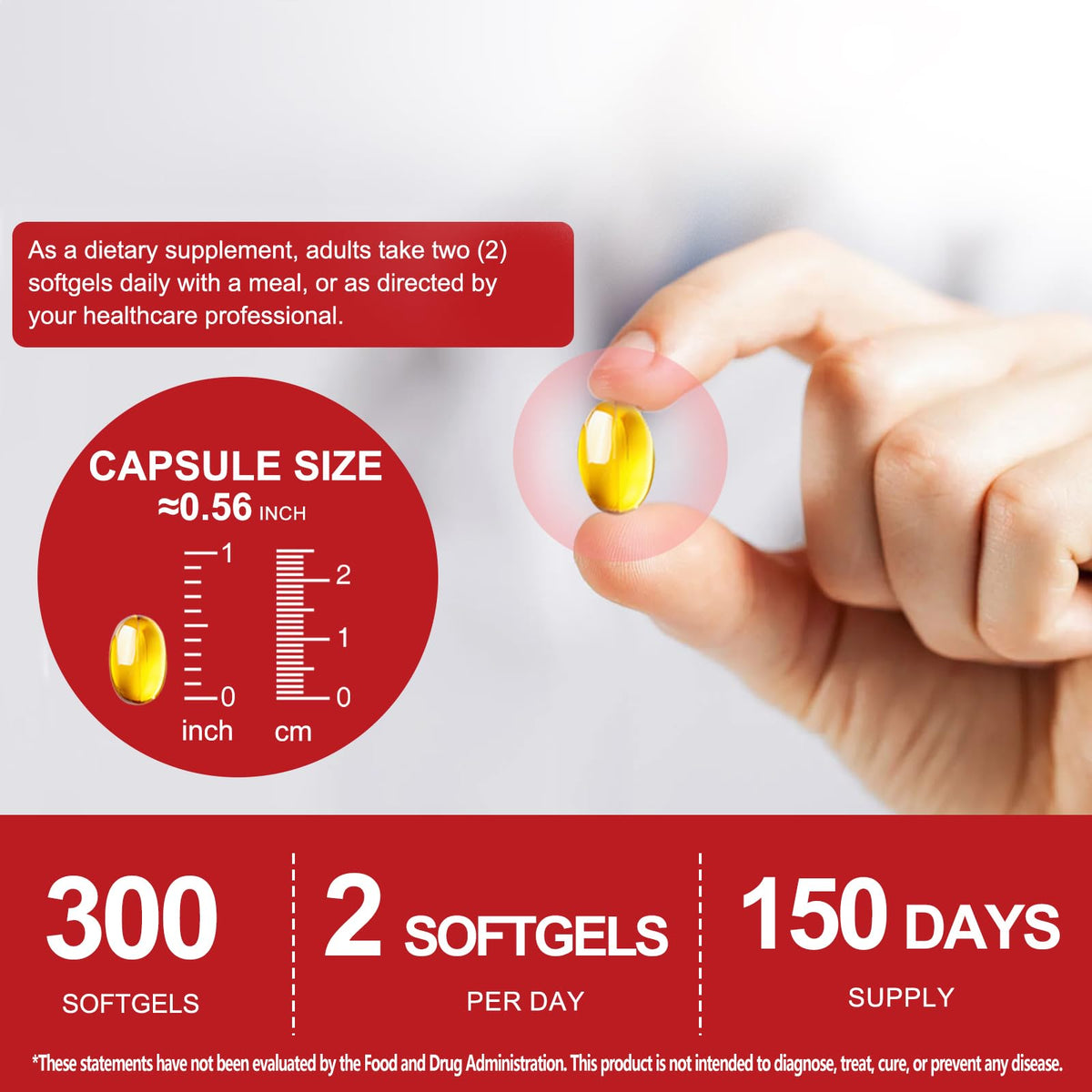 Odorless Garlic Supplement 300 Softgels Y5000