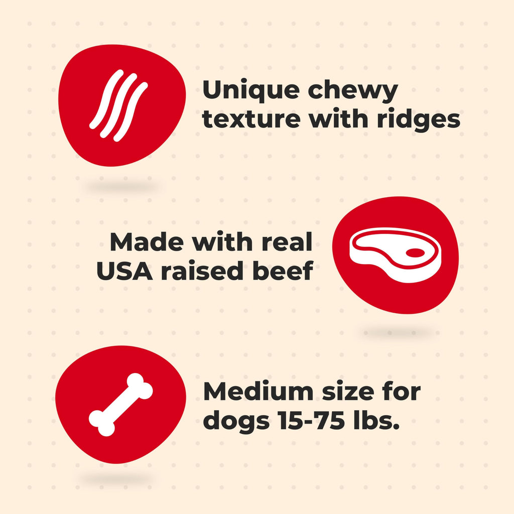 Real Beef Dog Chews F148328