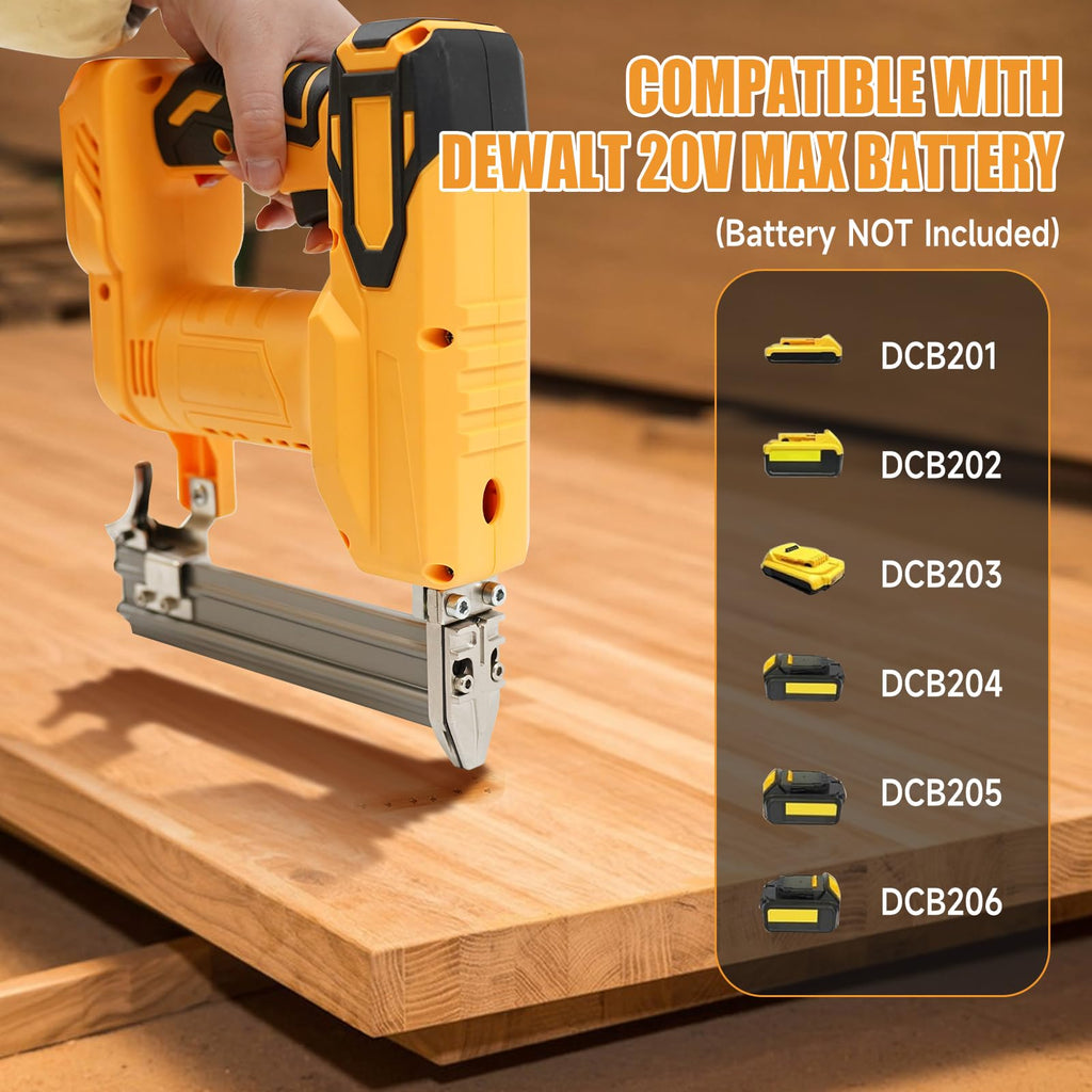 Cordless 2-in-1 Brad Nailer/Stapler Kit with 1000 Straight Nails, 500 U Nails S165