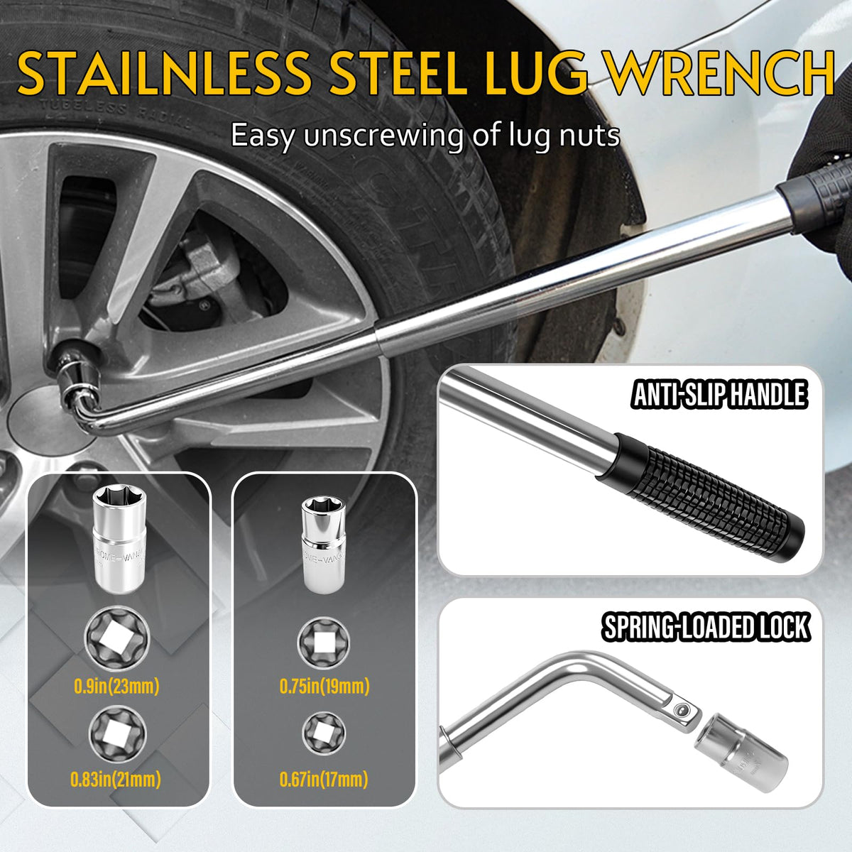 3 Ton Scissor Jack Kit with Lug Wrench R425