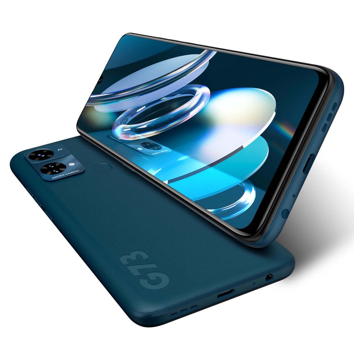Unlocked 6.8” HD+ Infinity Display 128/6GB Triple 50MP Camera Blue P6172