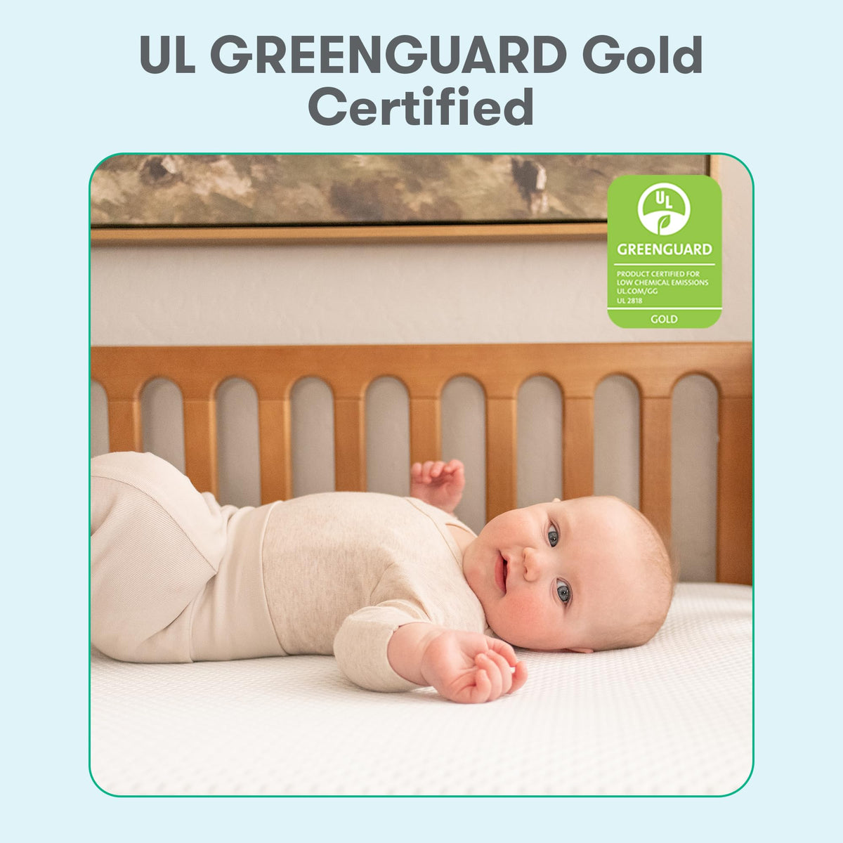 Mini Crib Mattress Breathable Washable Q895