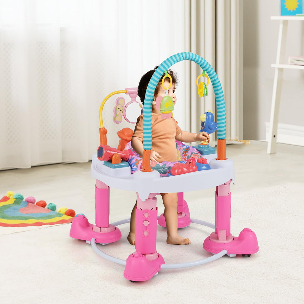 5 in 1 Baby Bouncer Activity Center with 360° Rotating Seat M500711