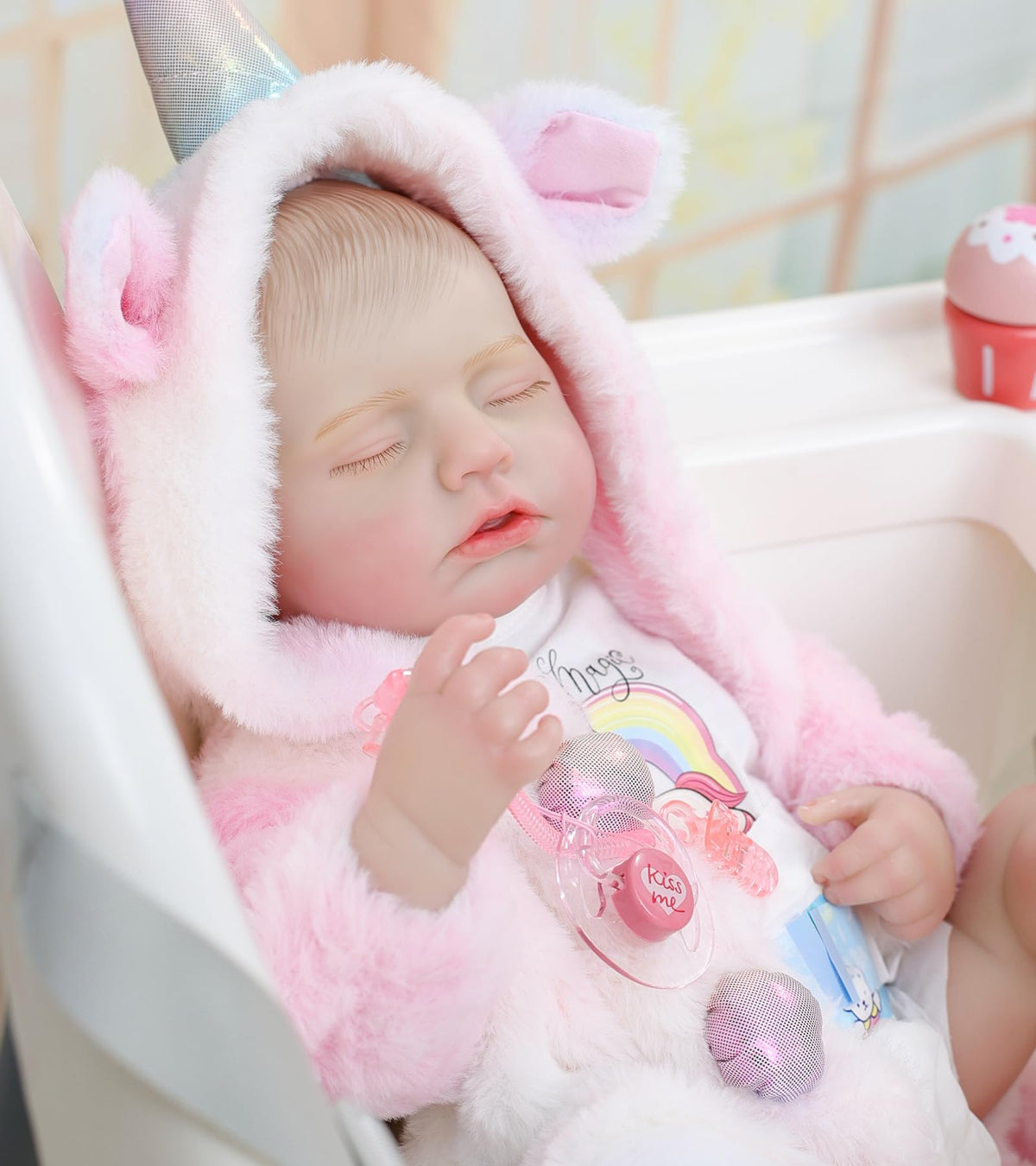 20 Inch Realistic Full Body Vinyl Baby Doll D3606