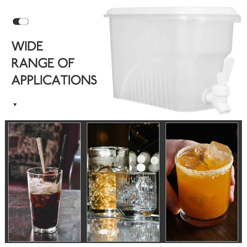 3.5L Plastic Beverage Dispenser with Faucet W7984