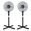 16″ 3 Speed Oscillating Pedestal Stand Fan, Black N873