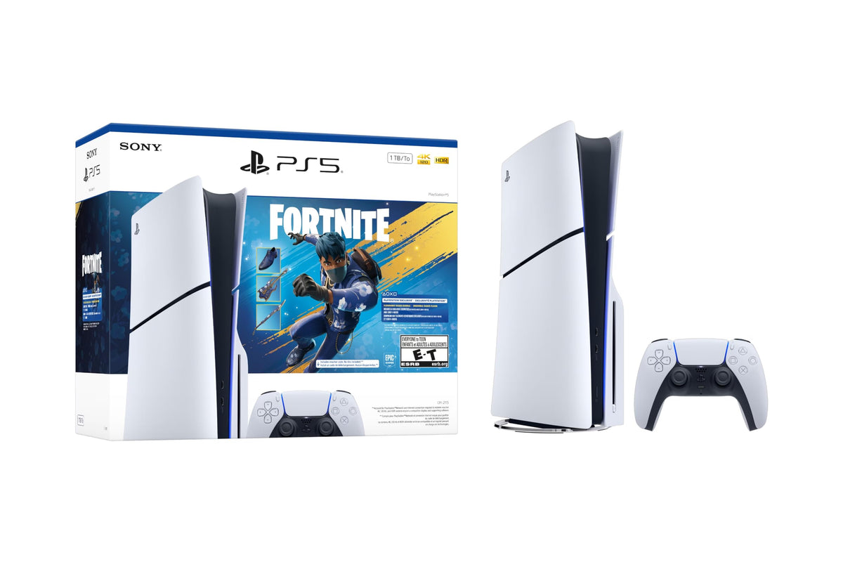 White Slim 1TB Gaming Console E206