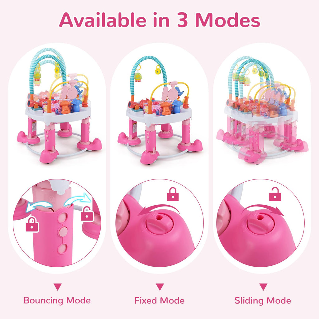 5 in 1 Baby Bouncer Activity Center with 360° Rotating Seat M500711