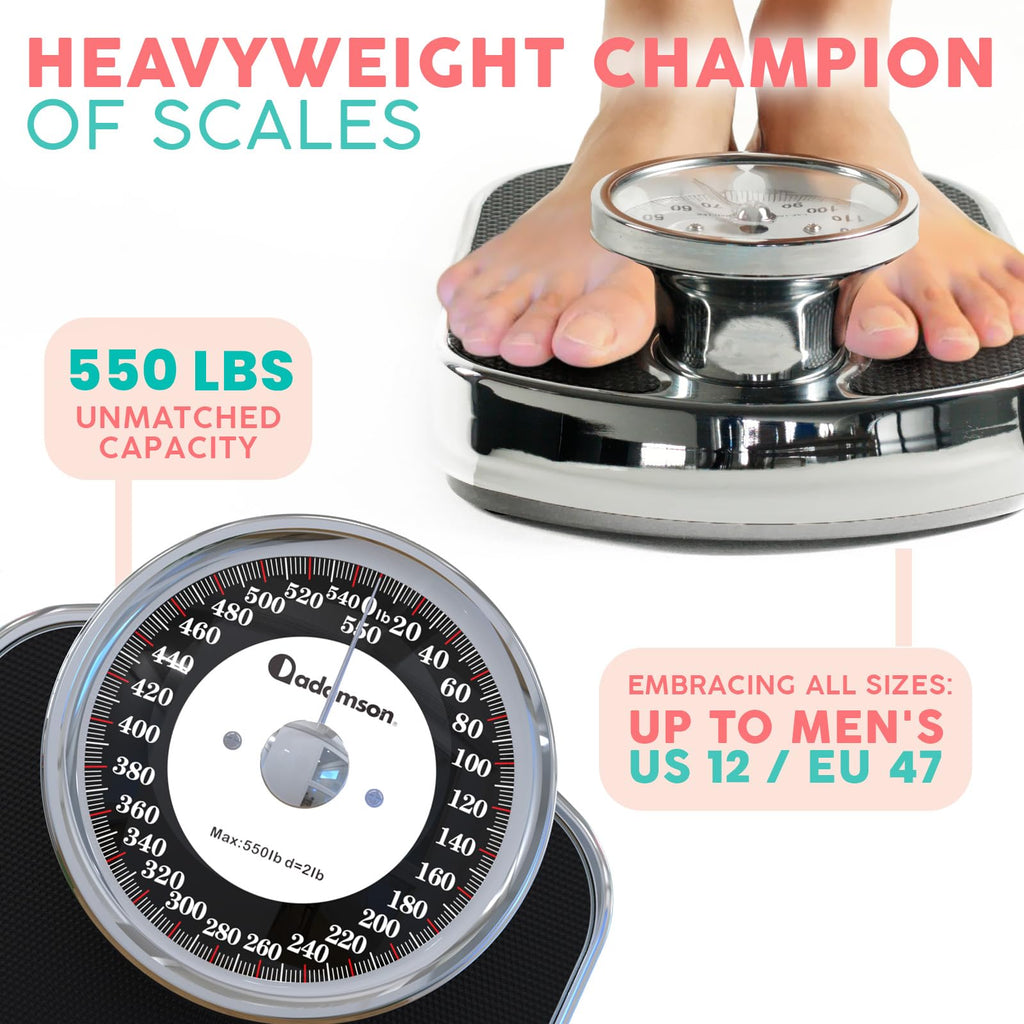 Heavy Duty Bathroom Scale Anti-Skid 550 lb J319449