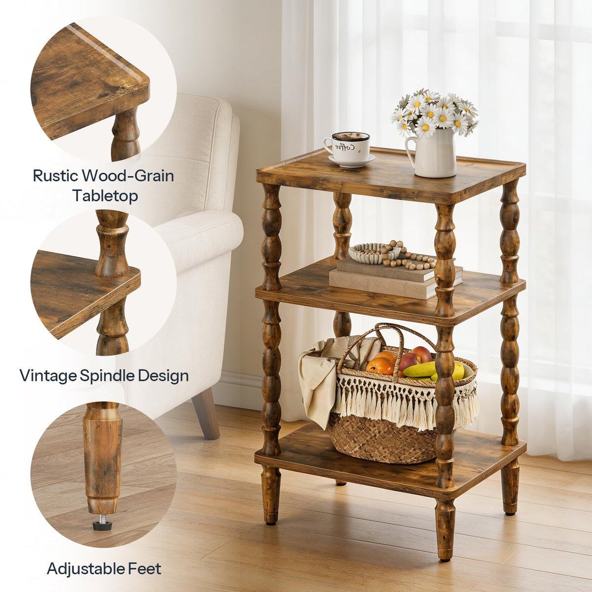 Small 3-Tier End Table C192779