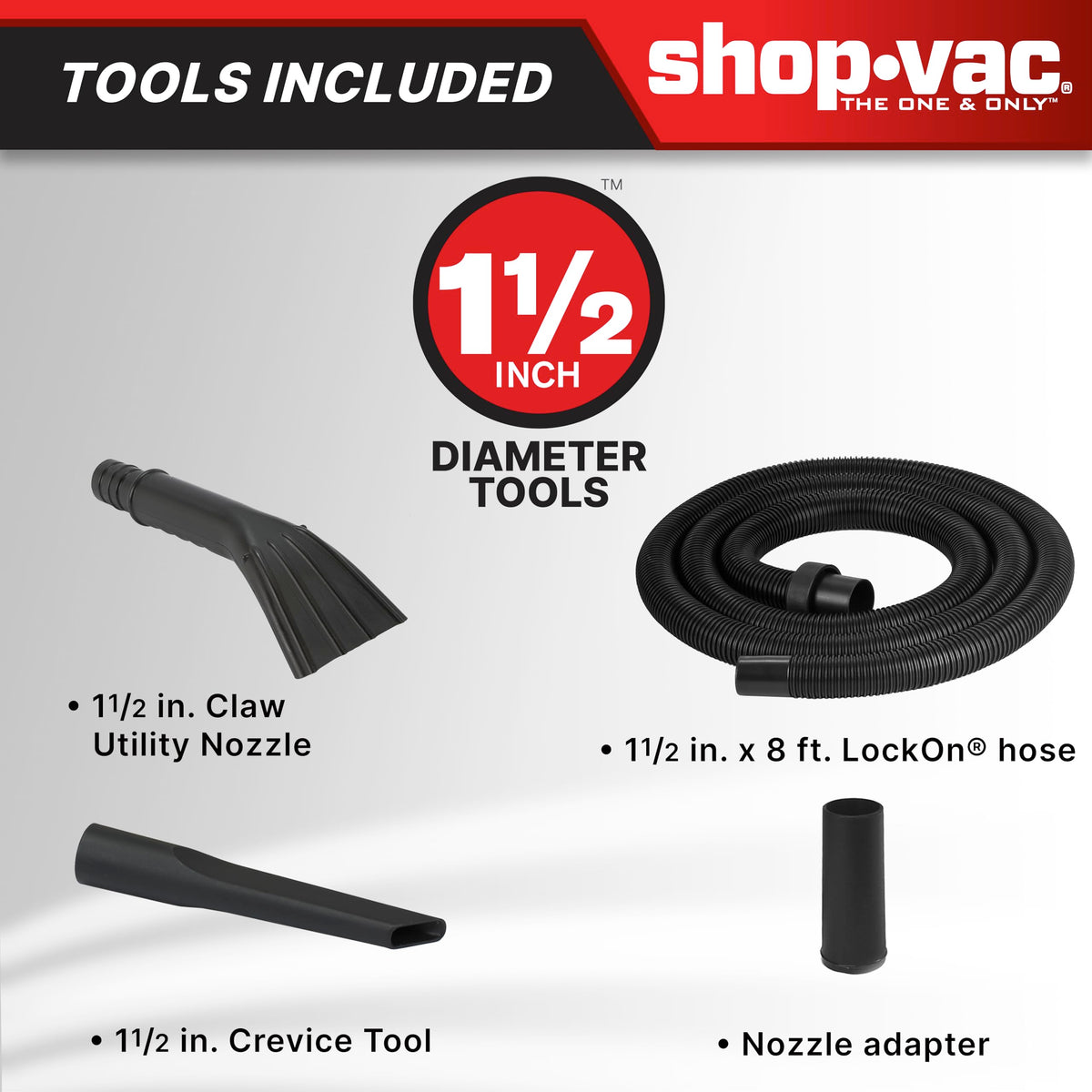 5 Gallon 6.0 Peak HP Portable Wet/Dry Vacuum Z720768