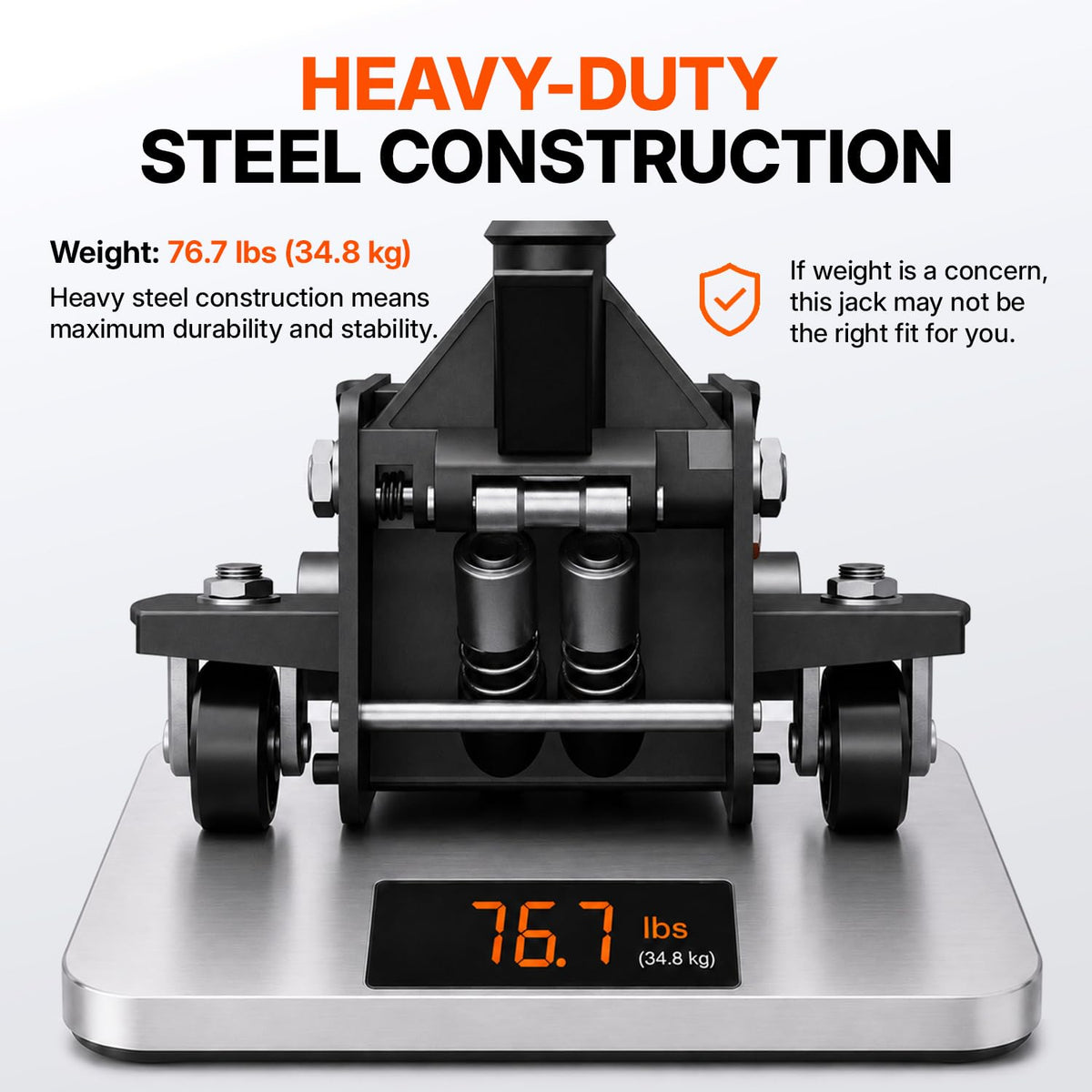 3 Ton Low Profile Hydraulic Steel Floor Jack T325