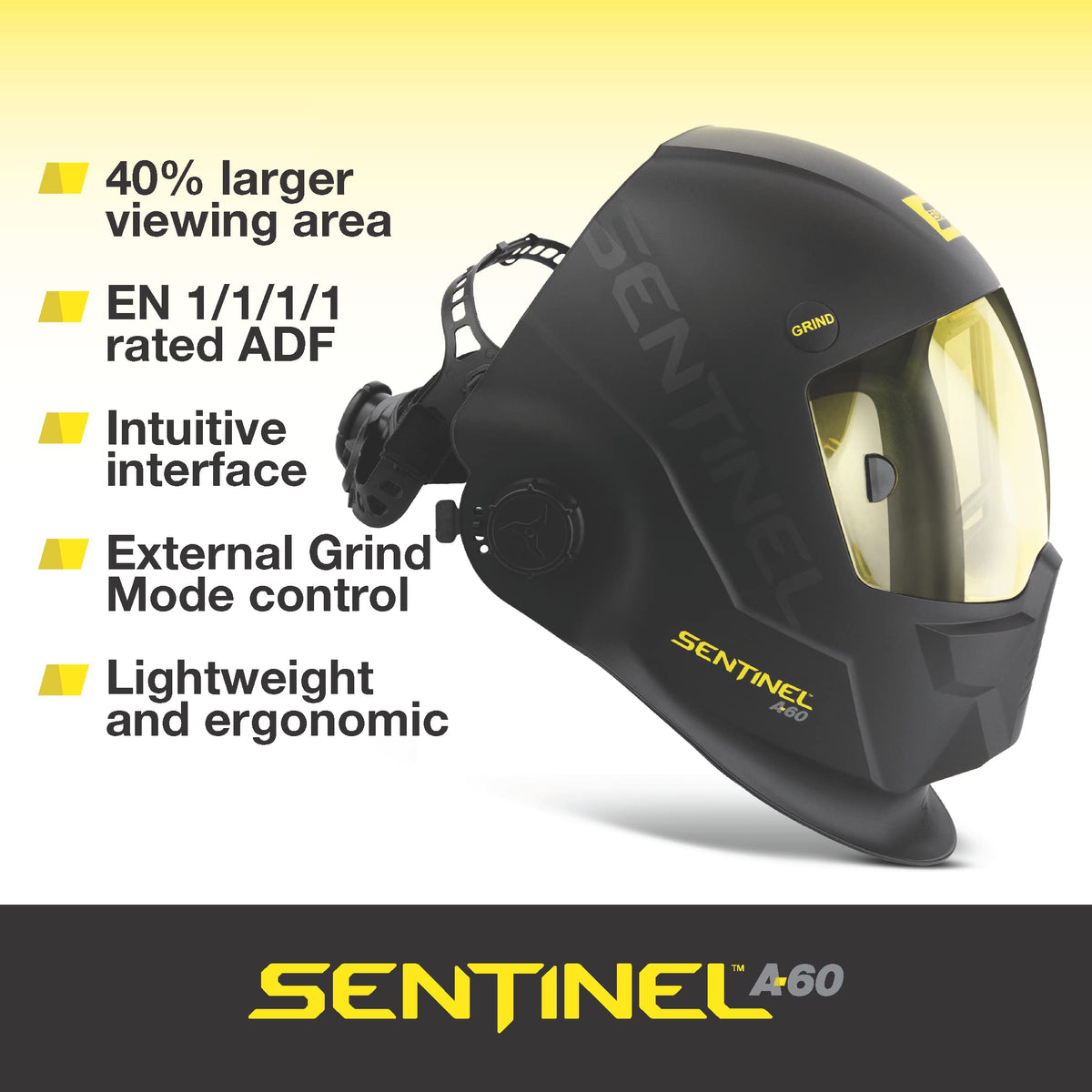Black Nylon Welding Helmet R64022