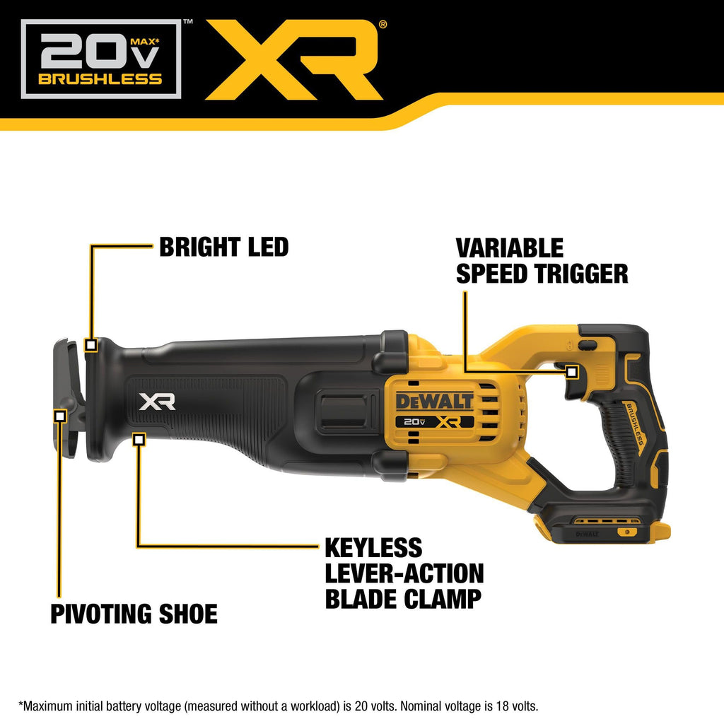 20V MAX Brushless Cordless Reciprocating Saw K801928