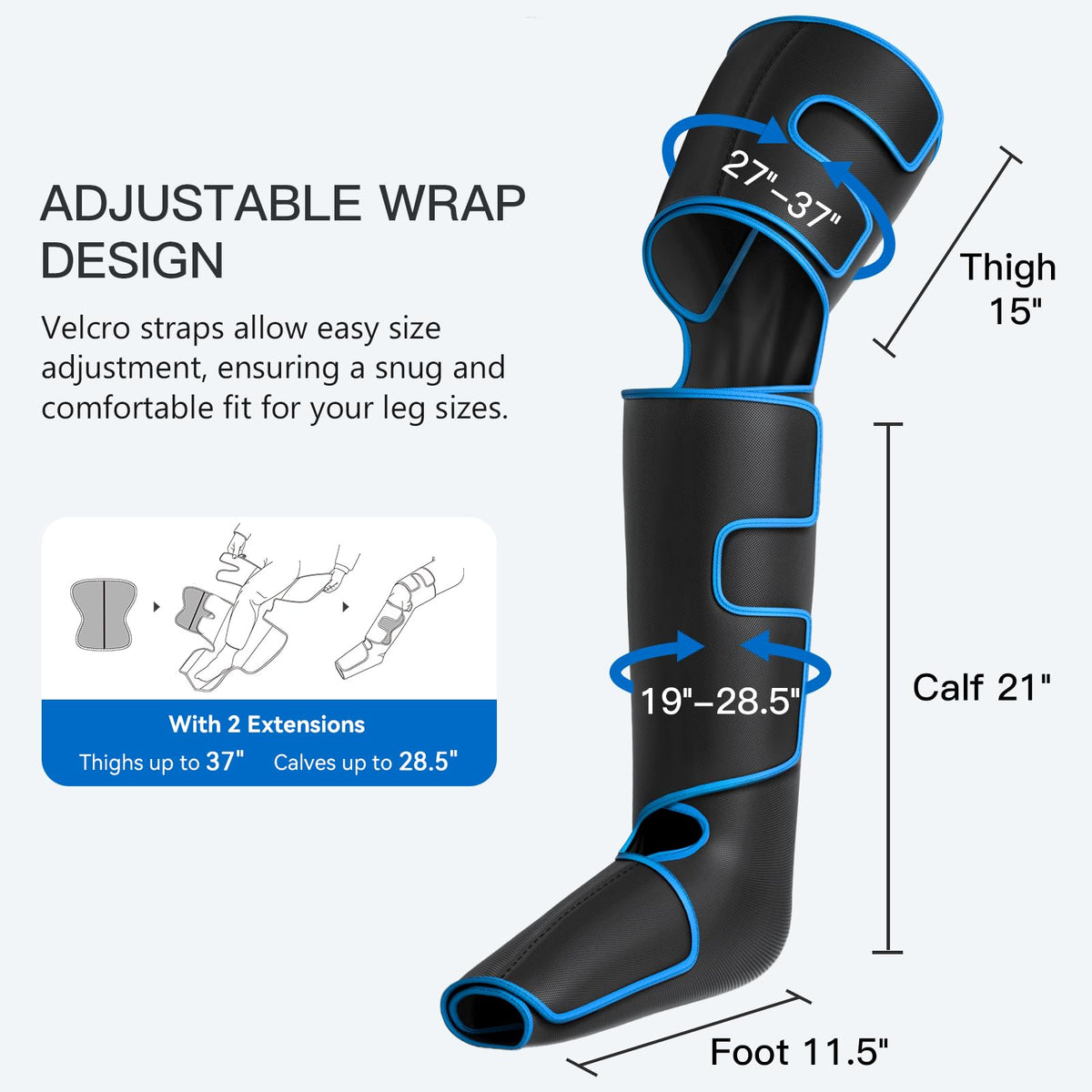 Leg Massager with Heat and Compression M645