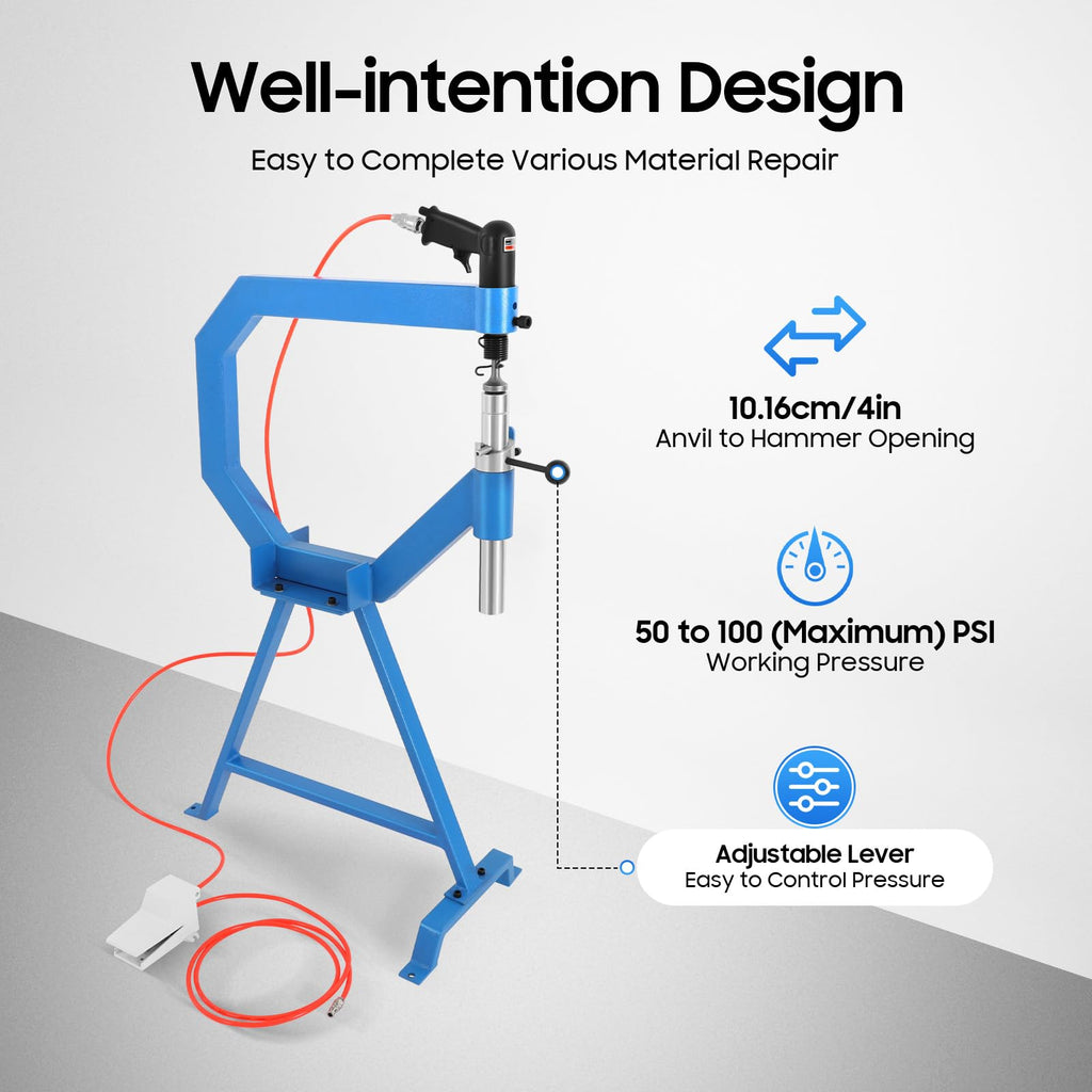 Pneumatic Planishing Hammer with 1/2/3" Anvil W561729